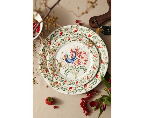 Тарелка Fantail Bird из коллекции Birds of Paradise, d 21 см, Liberty Jones, фото , изображение 3