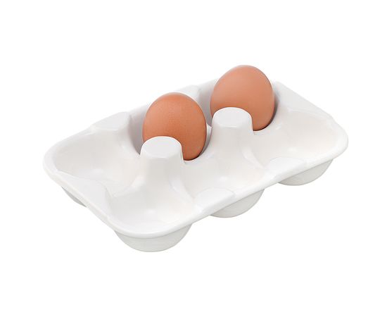 Подставка для яиц Simplicity, 18,6х12,4 см, белая, Liberty Jones, фото 