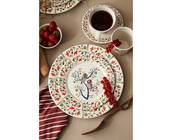 Тарелка Love Birds из коллекции Birds of Paradise, d 28 см, Liberty Jones, фото , изображение 5