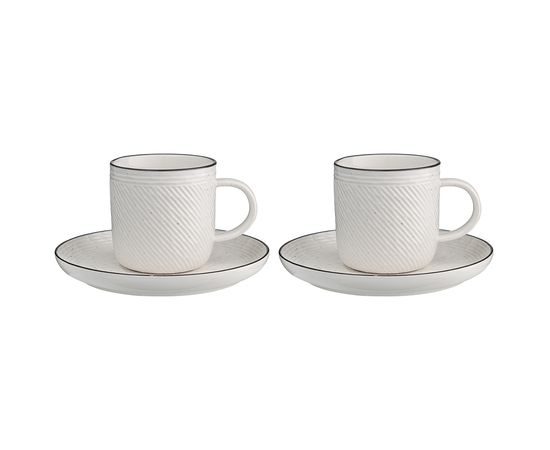 Набор чайных пар Contour, 250 мл, 2 шт., Liberty Jones, фото 