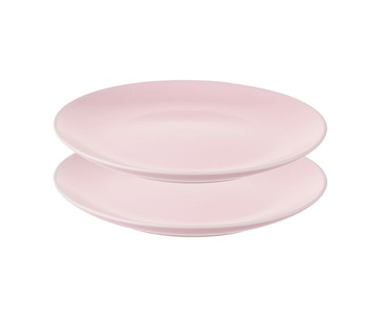Набор тарелок Simplicity, d 21,5 см, розовые, 2 шт., Liberty Jones, фото 