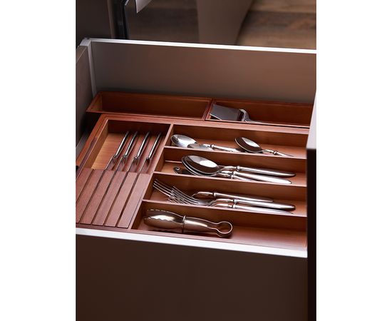 Органайзер для столовых приборов с держателем для ножей раздвижной Bambox, 32,5х43 см, Liberty Jones, фото , изображение 4
