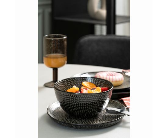 Набор чаш Dots, 800 мл, черные, 2 шт., Liberty Jones, фото , изображение 2