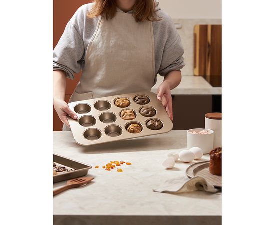 Форма для приготовления кексов и пирожных Bake Masters, 40х28 см, Liberty Jones, фото , изображение 6