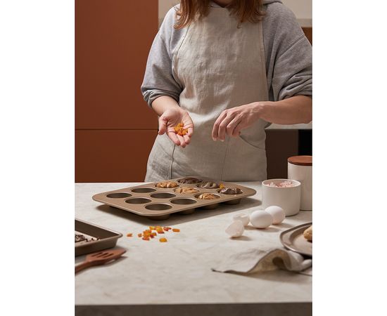 Форма для приготовления кексов и пирожных Bake Masters, 40х28 см, Liberty Jones, фото , изображение 2