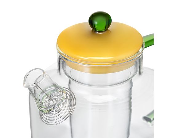 Чайник заварочный Orb, 1,2 л, желтый/зеленый, Liberty Jones, фото , изображение 6