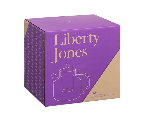 Чайник заварочный Orb, 1,2 л, фиолетовый/зеленый, Liberty Jones, фото , изображение 8