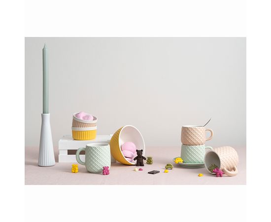 Чайная пара Marshmallow 300 мл цвета топленого молока, Liberty Jones, фото , изображение 6