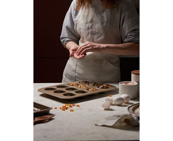 Форма для приготовления кексов и пирожных Bake Masters, 40х28 см, Liberty Jones, фото , изображение 3