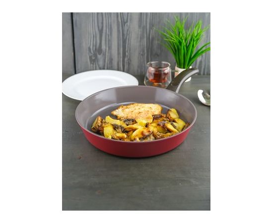 Сковорода для индукционных плит De Chef Bordo 28 см, Neoflam, фото 