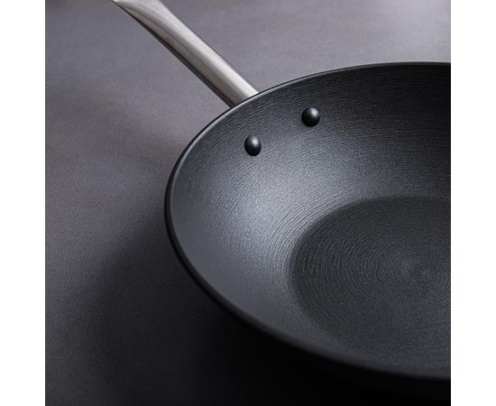 Сковорода Вок Chef Line 30*7,5 см, облегченный чугун с антипригарным покрытием, P.L. Proff Cuisine, фото , изображение 4