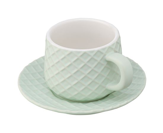 Чайная пара Marshmallow, 300 мл, мятная, Liberty Jones, фото , изображение 3