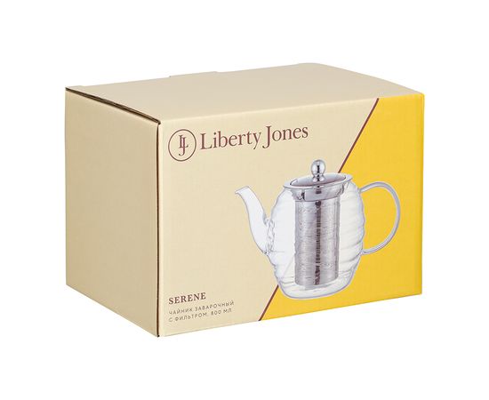 Чайник заварочный с фильтром Serene, 800 мл, Liberty Jones, фото , изображение 8
