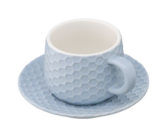 Чайная пара Marshmallow, 300 мл, серо-голубая, Liberty Jones, фото , изображение 3