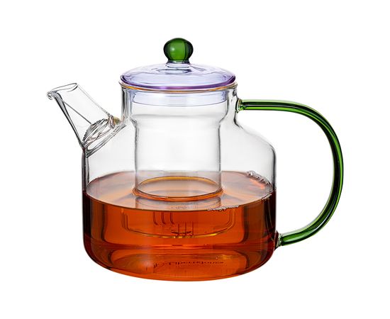 Чайник заварочный Orb, 1,2 л, фиолетовый/зеленый, Liberty Jones, фото , изображение 6