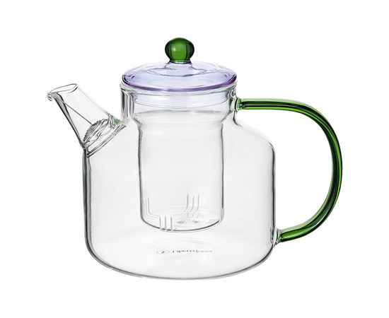 Чайник заварочный Orb, 1,2 л, фиолетовый/зеленый, Liberty Jones, фото 
