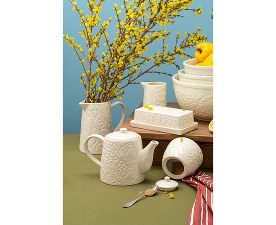 Чайник заварочный Birds of Paradise, 1 л, кремовый, Liberty Jones, фото , изображение 5