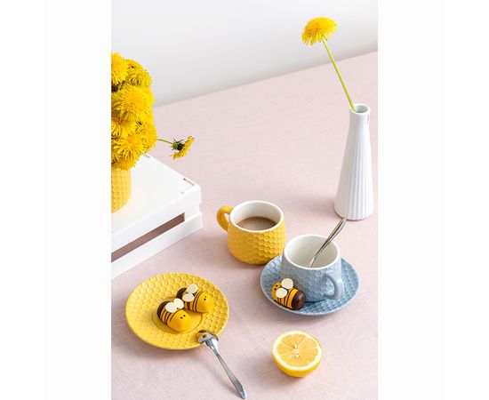 Чайная пара Marshmallow, 300 мл, серо-голубая, Liberty Jones, фото , изображение 2