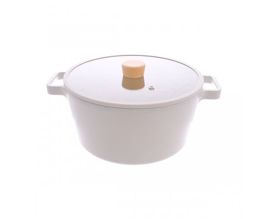 Кастрюля со стеклянной крышкой для индукционных плит Fika 5,4 л, 26 см, Neoflam, фото 