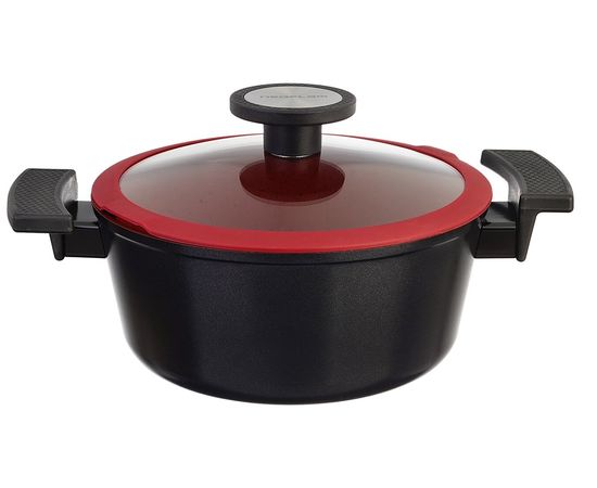 Кастрюля со стеклянной крышкой для индукционных плит De Chef 2,2 л, 20 см,  Neoflam, фото 