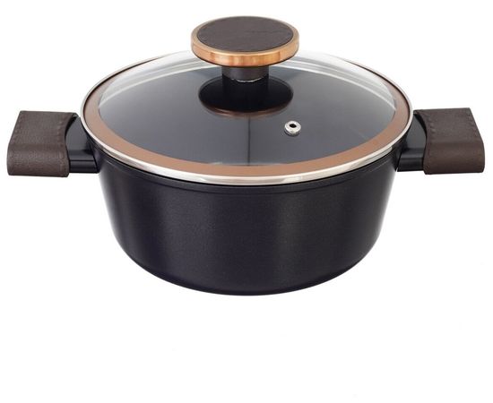 Кастрюля со стеклянной крышкой для индукционных плит Noblesse 2,2 л, 20 см, Neoflam, фото 