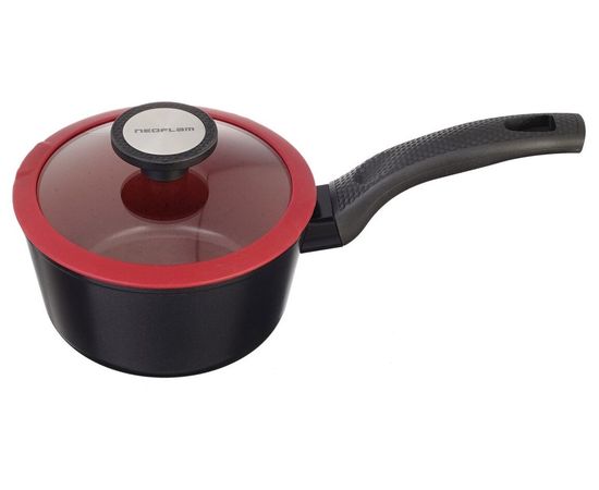 Ковш со стеклянной крышкой для индукционных плит De Chef 2 л, 18 см, Neoflam, фото , изображение 2