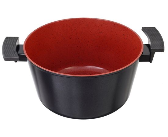 Кастрюля со стеклянной крышкой для индукционных плит De Chef 4,8 л, 24 см,  Neoflam, фото , изображение 3