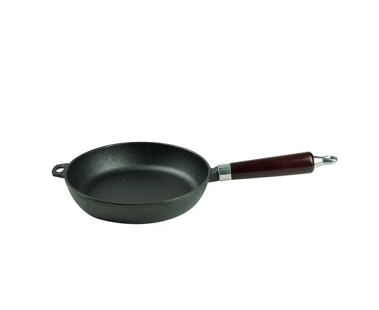 Сковорода чугунная с деревянной ручкой d=20 cм, P.L. Proff Cuisine, фото 