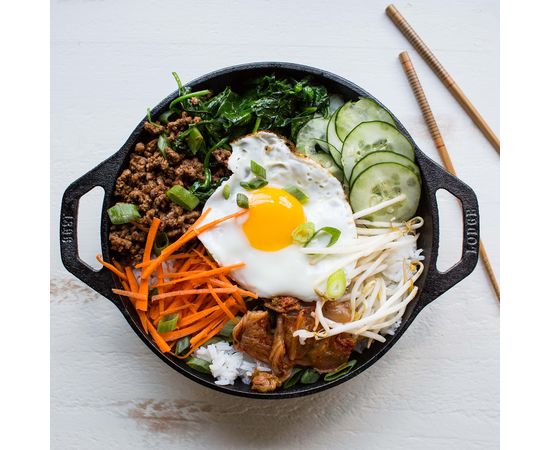 Вок с двумя ручками, диаметр: 23 см, материал: чугун, L9MW, LODGE, США, фото , изображение 3