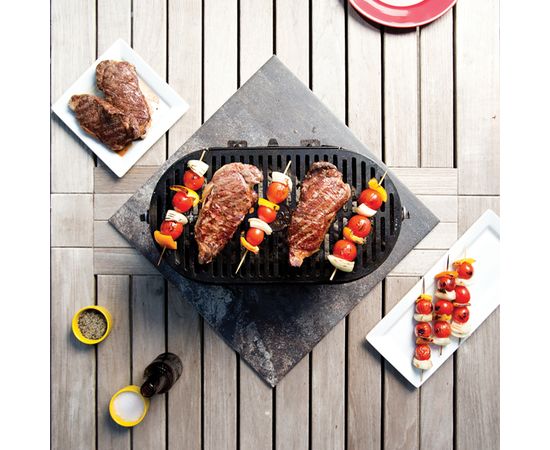 Жаровня - гриль, размер: 48 х 26 см, материал: чугун, L410, LODGE, США, фото , изображение 8