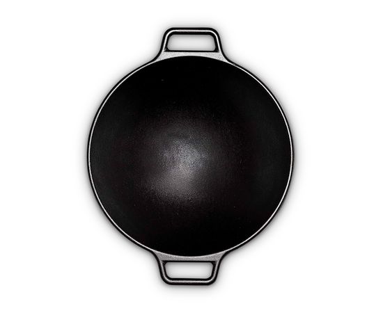 Казан для плова 36.5 см, 6 л, черный, чугун, Lodge, фото , изображение 2