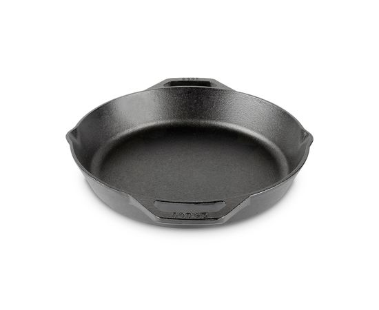 Сковорода с крышкой и двумя ручками, диаметр: 30 см, материал: чугун, стекло, L10CPGL, LODGE, США, фото , изображение 3