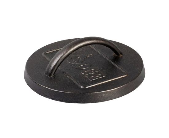 Пресс для бургера 15 см, черный, чугун, Lodge, фото 