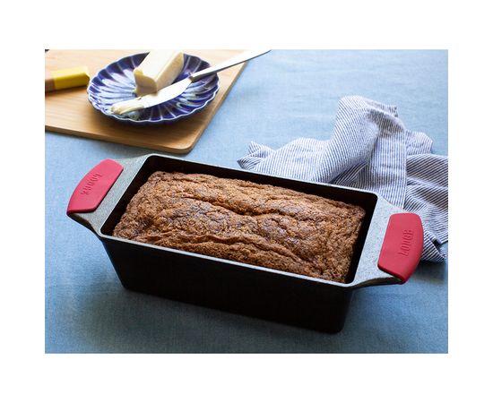 Набор ручек-прихваток, 2 шт, красные, силикон, Lodge, фото , изображение 7