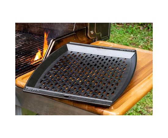 Противень-гриль, размер: 38 х 30 см, материал: чугун, L15RCGT, LODGE, США, фото , изображение 3
