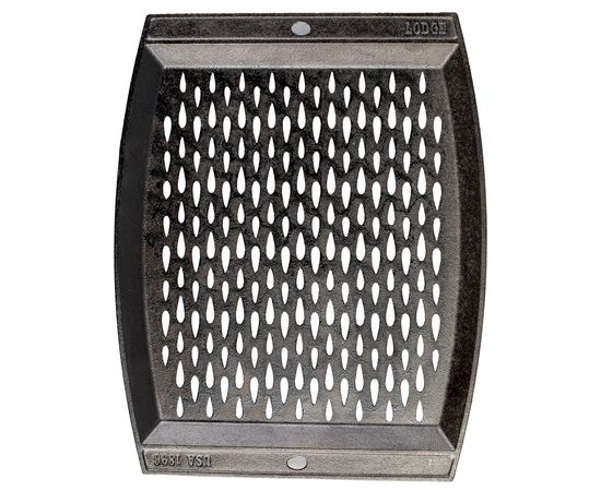 Противень-гриль, размер: 38 х 30 см, материал: чугун, L15RCGT, LODGE, США, фото , изображение 4