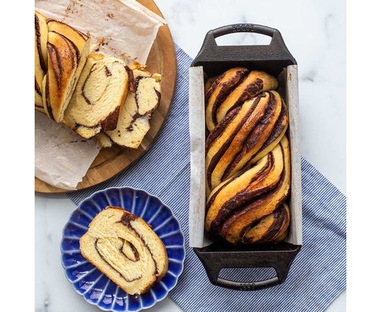 Форма для выпечки в виде Буханки, прямоугольная, размер: 22 х 12 см, материал: чугун, BW8LP,  BAKEWARE, LODGE, США, фото , изображение 2