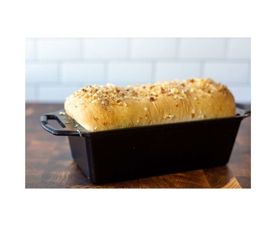 Форма для выпечки в виде Буханки, прямоугольная, размер: 22 х 12 см, материал: чугун, BW8LP,  BAKEWARE, LODGE, США, фото , изображение 4