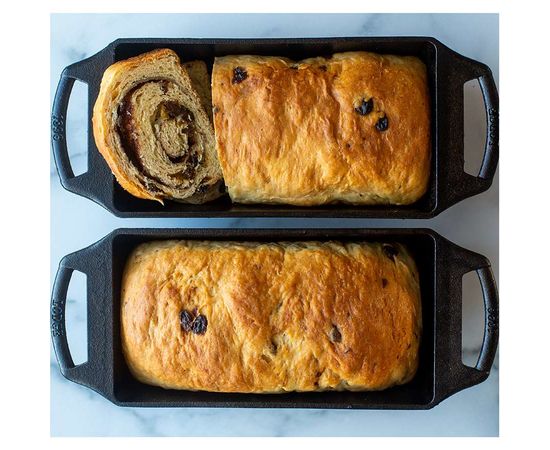 Форма для выпечки в виде Буханки, прямоугольная, размер: 22 х 12 см, материал: чугун, BW8LP,  BAKEWARE, LODGE, США, фото , изображение 5