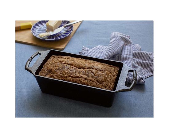 Форма для выпечки в виде Буханки, прямоугольная, размер: 22 х 12 см, материал: чугун, BW8LP,  BAKEWARE, LODGE, США, фото , изображение 7