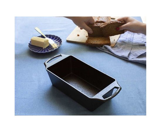 Форма для выпечки в виде Буханки, прямоугольная, размер: 22 х 12 см, материал: чугун, BW8LP,  BAKEWARE, LODGE, США, фото , изображение 9