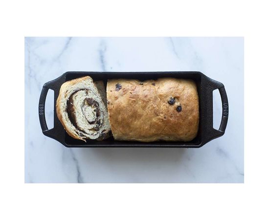 Форма для выпечки в виде Буханки, прямоугольная, размер: 22 х 12 см, материал: чугун, BW8LP,  BAKEWARE, LODGE, США, фото , изображение 10