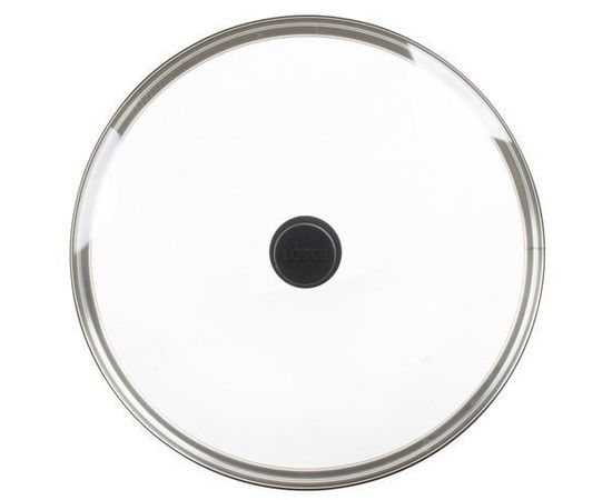 Крышка круглая стеклянная, диаметр: 38 см, материал: стекло, LODGE, США, фото , изображение 2