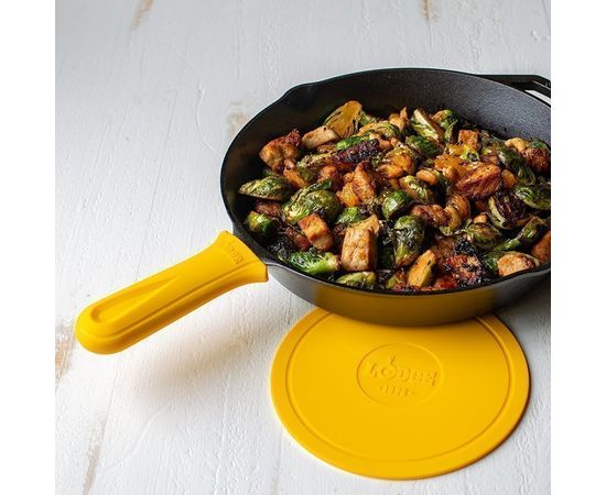 Прихват силиконовый 14,5 х 6,4 см желтый, Lodge, фото , изображение 2