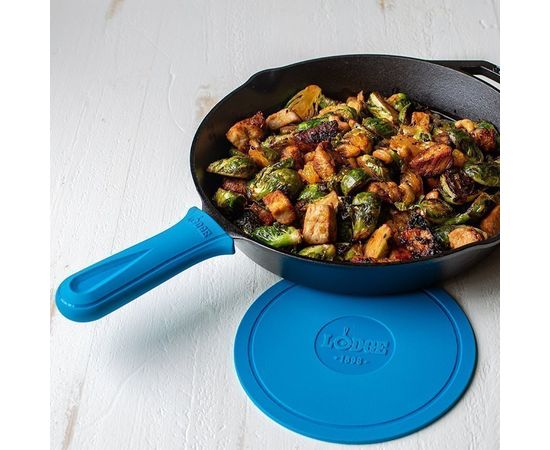 Прихват силиконовый 14,5 х 6,4 см голубой, Lodge, фото , изображение 2