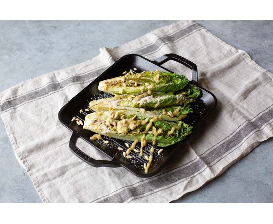 Гриль квадратный с двумя ручками, Chef Collection, 28 см, чугунный, LC11SGP, Lodge, фото , изображение 3