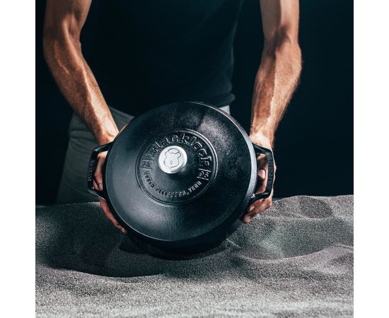 Кастрюля Blacklock 5,2л чугунная, BL02DO, Lodge, фото , изображение 5