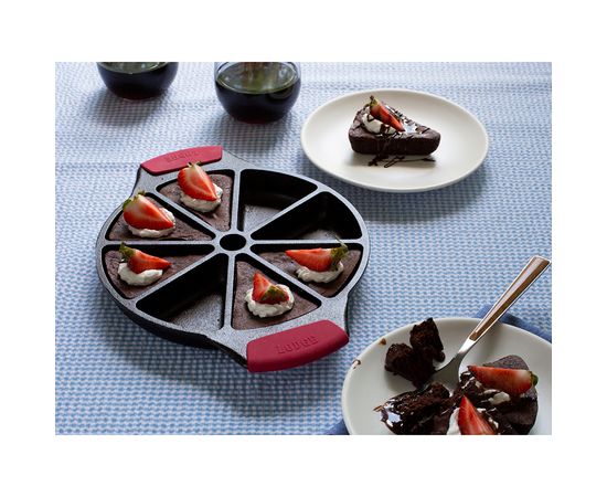 Набор ручек-прихваток, 2 шт, красные, силикон, Lodge, фото , изображение 6