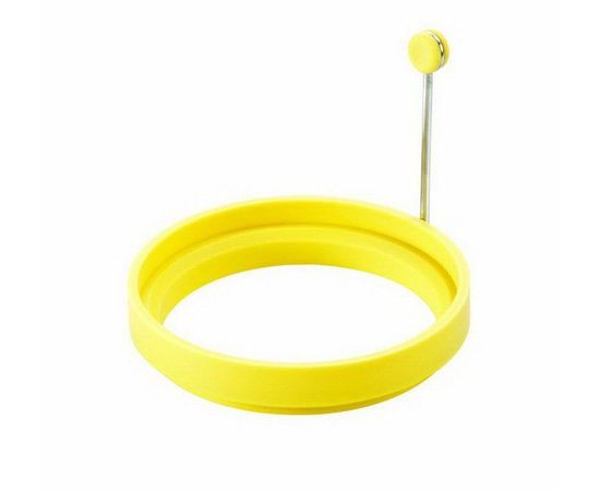 Кольцо силиконовое для жарки 10 см. желтое, Lodge, фото 