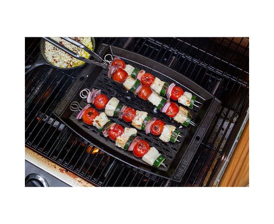 Противень-гриль, размер: 38 х 30 см, материал: чугун, L15RCGT, LODGE, США, фото , изображение 5